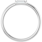 Sterling Silver 1/8 CTW  Natural Diamond Stackable Ring