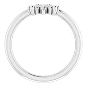 Platinum .04 CTW Natural Diamond Bee Youth Ring