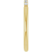 14K Yellow 1/8 CTW Natural Diamond Stackable Ring