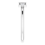 14K White 1/5 CTW Natural Diamond Stackable Ring