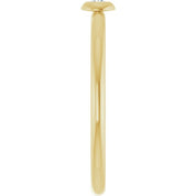 14K Yellow .03 CTW Natural Diamond Stackable Ring