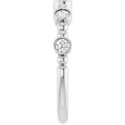 Sterling Silver 1/3 CTW Natural Diamond Stackable Ring