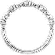 Sterling Silver 1/3 CTW Natural Diamond Stackable Ring