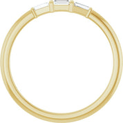 14K Yellow 1/6 CTW Natural Diamond Stackable Ring