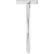 Platinum .06 CTW Natural Diamond Initial F Ring