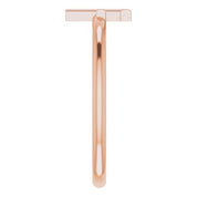 14K Rose Initial F Ring