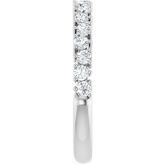Platinum 1/2 CTW Lab-Grown Diamond Anniversary Band