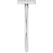 Platinum .06 CTW Natural Diamond Initial N Ring