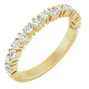 14K Yellow 1/2 CTW Lab-Grown Diamond Anniversary Band
