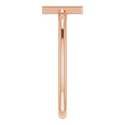 14K Rose Initial V Ring