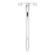 Sterling Silver Initial B Ring