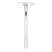 Sterling Silver Initial R Ring