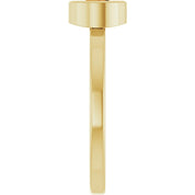 14K Yellow 5.5 mm Natural Citrine Ring