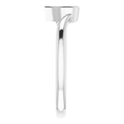 Sterling Silver Imitation White Cubic Zirconia Heart Ring