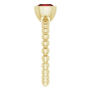 14K Yellow Natural Mozambique Garnet Family Stackable Ring