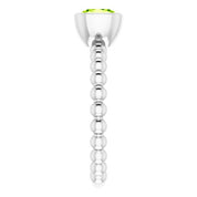 Sterling Silver Natural Peridot Family Stackable Ring