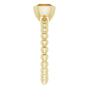 14K Yellow Natural Citrine Family Stackable Ring