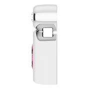 14K White 4x4 mm Square Natural Pink Tourmaline & .03 CT Natural Diamond Pendant