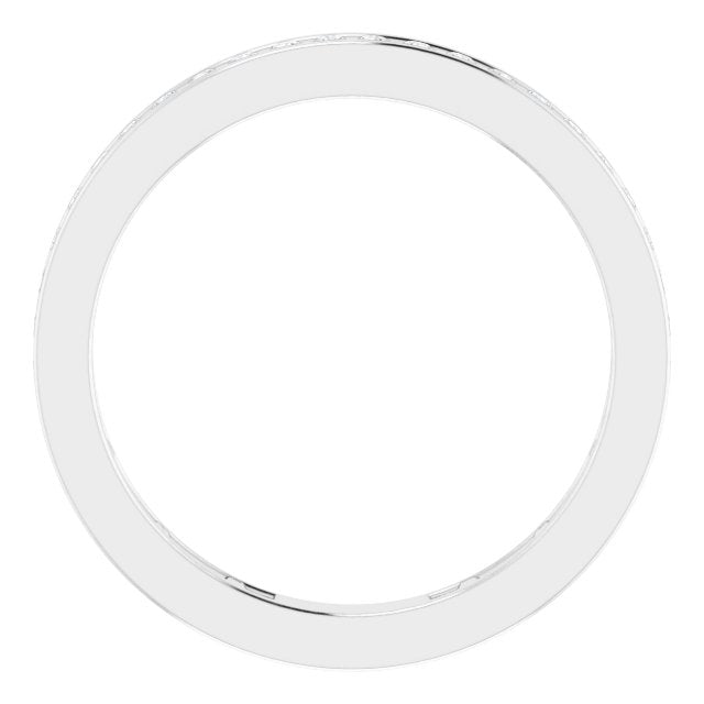 14K White Gold 3/8 CTW Natural Diamond Stackable Ring - Part Number 67402
