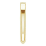 14K Yellow 1/10 CT Natural Diamond Stackable Ring