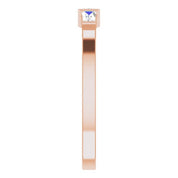 14K Rose 1/5 CTW Natural Diamond Stackable Ring