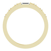 14K Yellow 1/8 CTW Natural Diamond Stackable Ring