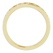 14K Yellow 1/5 CTW Natural Diamond Stackable Ring