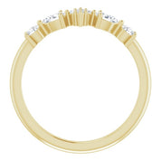 14K Yellow 1/3 CTW Natural Diamond Stackable Ring