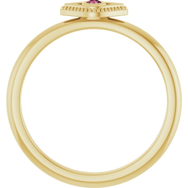 Stackable Evil Eye Ring with Diamond and Gemstones Series 72149