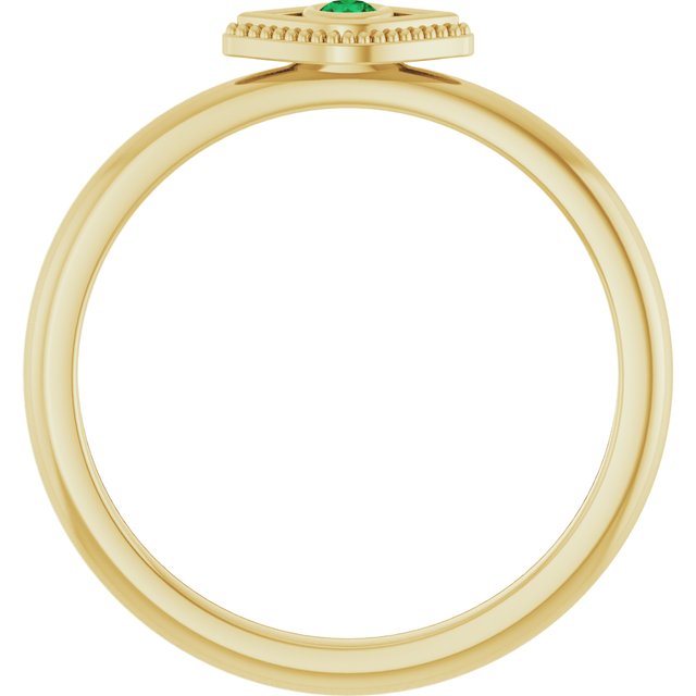 Stackable Evil Eye Ring with Diamond and Gemstones Series 72149