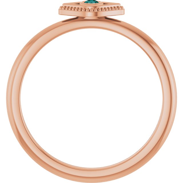 Stackable Evil Eye Ring with Diamond and Gemstones Series 72149