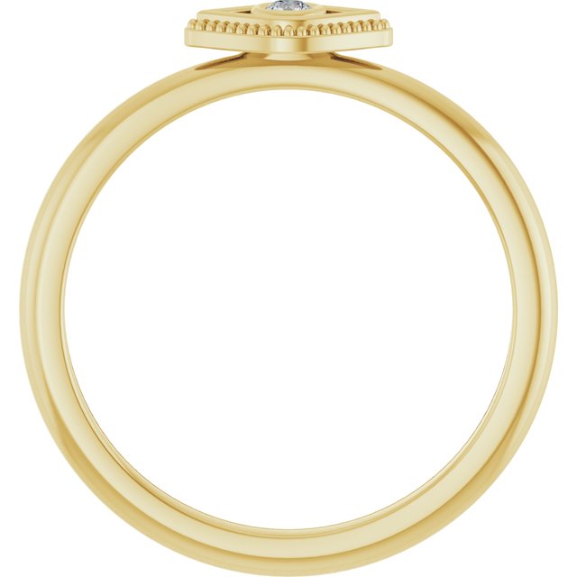 Stackable Evil Eye Ring with Diamond and Gemstones Series 72149