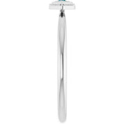 Platinum Natural Alexandrite Stackable Evil Eye Ring