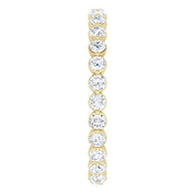 14K Yellow 3/4 CTW Lab-Grown Diamond  Eternity Band