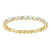 14K Yellow 1/2 CTW Lab-Grown Diamond  Eternity Band