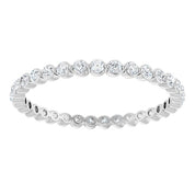 14K White 1/2 CTW Lab-Grown Diamond  Eternity Band