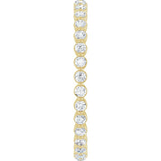 14K Yellow 1/2 CTW Lab-Grown Diamond  Eternity Band