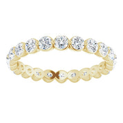 14K Yellow 1 1/3 CTW Lab-Grown Diamond  Eternity Band