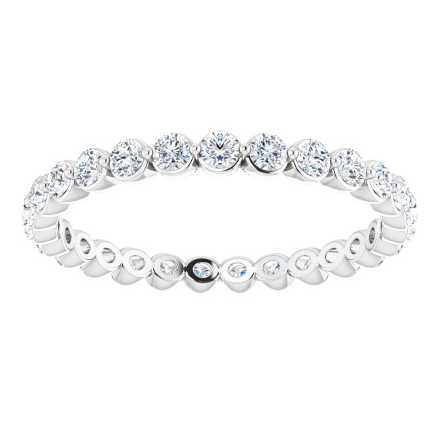Platinum 3/4 CTW Lab-Grown Diamond  Eternity Band