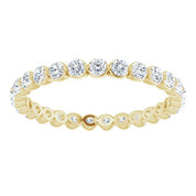 14K Yellow 3/4 CTW Lab-Grown Diamond  Eternity Band