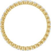 14K Yellow 1/2 CTW Lab-Grown Diamond  Eternity Band