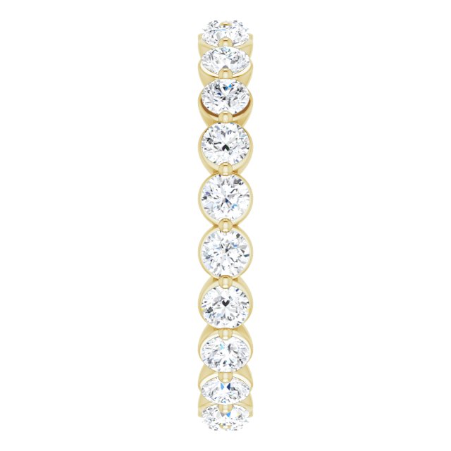 14K Yellow 1 1/3 CTW Lab-Grown Diamond  Eternity Band