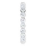 14K White 1 1/3 CTW Lab-Grown Diamond  Eternity Band
