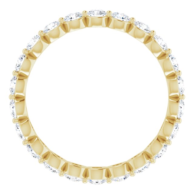 14K Yellow 1 1/4 CTW Lab-Grown Diamond  Eternity Band