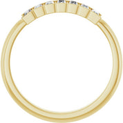 14K Yellow 1/4 CTW Natural Diamond Stackable Ring