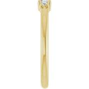 14K Yellow 1/5 CTW Natural Diamond Stackable Ring