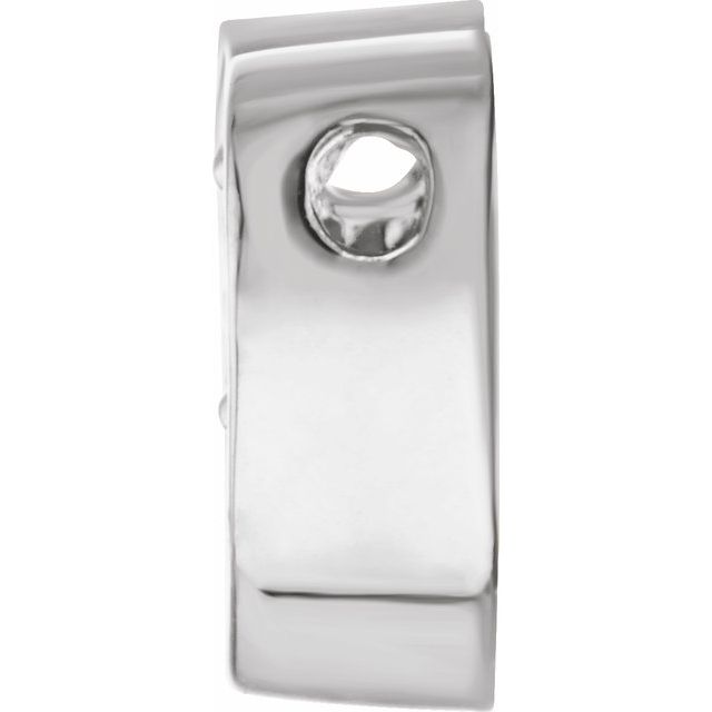 Sterling Silver Natural Mozambique Garnet Heart Slide Pendant