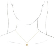 14K Yellow Hamsa 16-18" Necklace