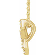 14K Yellow 1/10 CTW Natural Diamond Star of David 16-18" Necklace