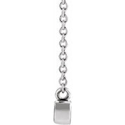 14K Petite Mommy, Mama and Mom Script Necklace with 18" Chain in Elegant Design